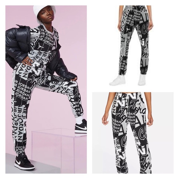 NWT Jordan all over print joggers with pockets for women size 1X - Picture 1 of 7